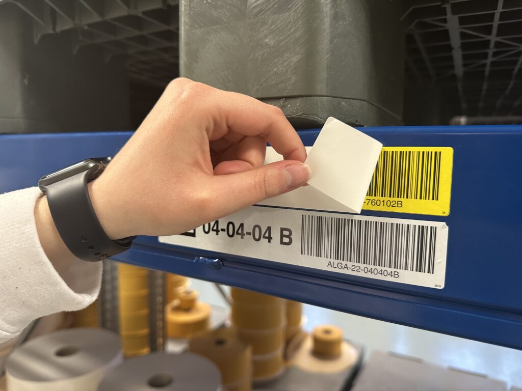 Innovative Solutions for Labelling Dynamic Warehouses with Drytack