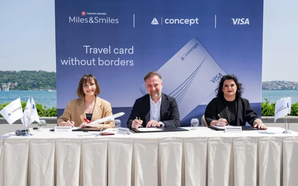 TBC, Turkish Airlines en Visa bundelen krachten om debetkaart met dezelfde merknaam in Georgië te introduceren