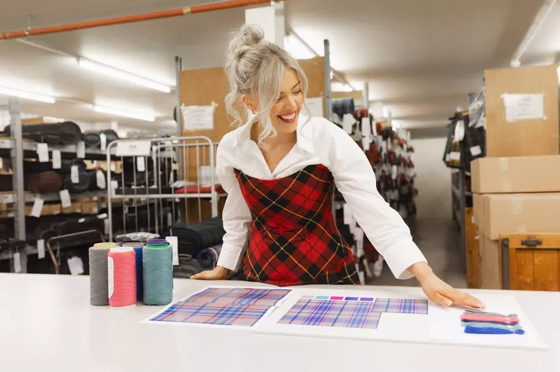 Un nouveau tartan inspiré de la construction navale de Glasgow pour les Jeux de 2026
