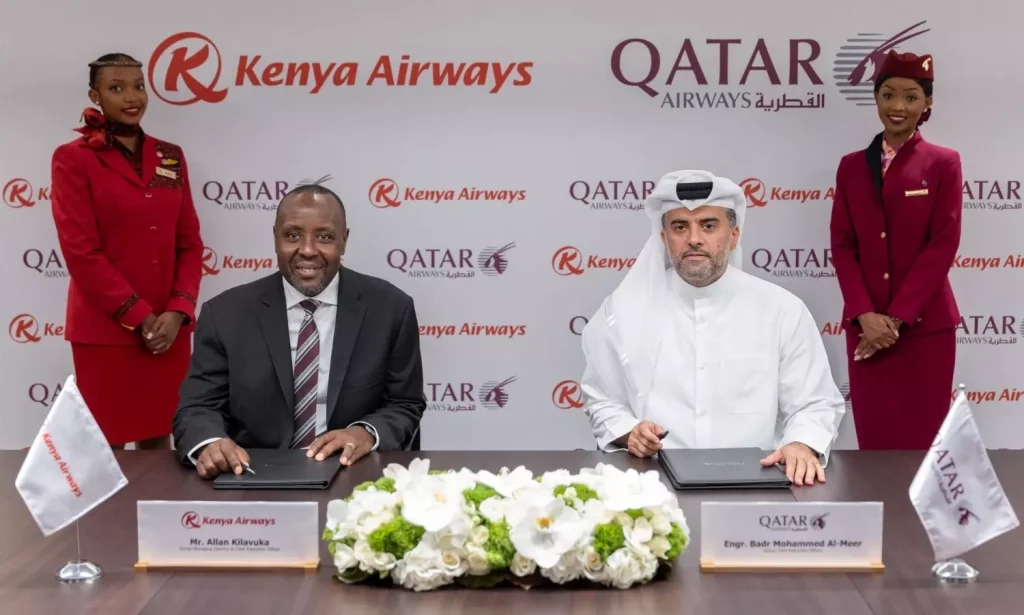 Qatar Airways and Kenya Airways Forge New Strategic Alliance