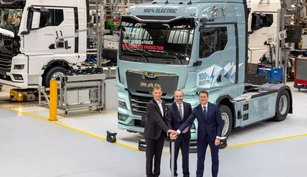 MAN lance la production de camions électriques, signe d'un changement dans les transports