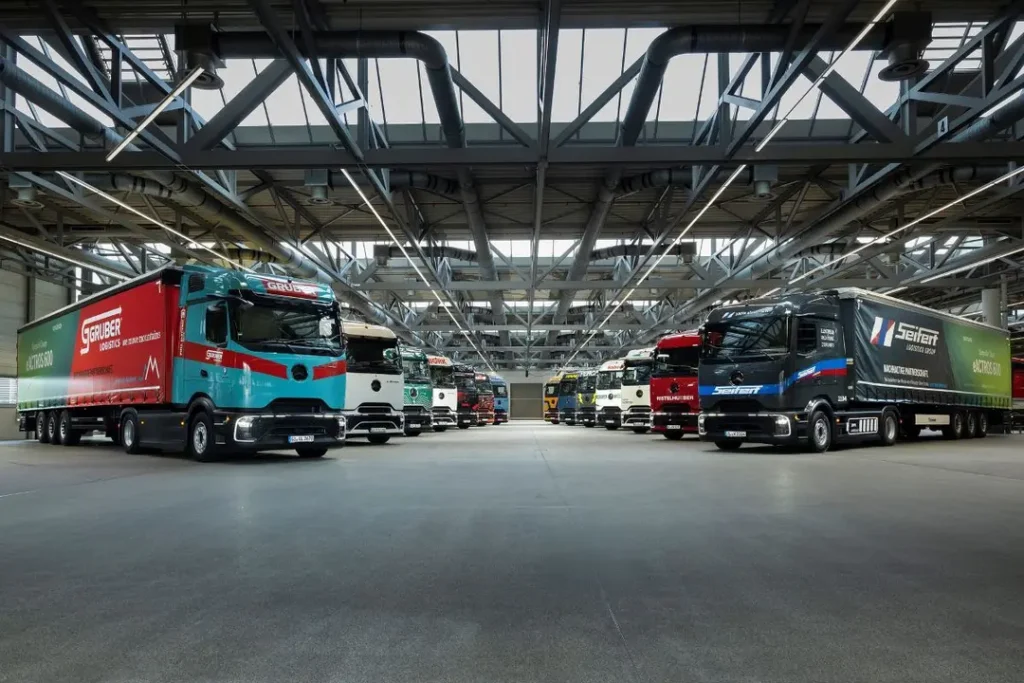 Progrès dans la logistique des camions électriques : Le Mercedes-Benz eActros 600