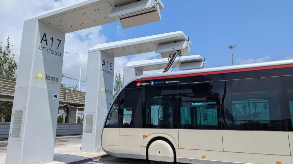 Amélioration des capacités de recharge des bus électriques au dépôt d'autobus de Zona Franca