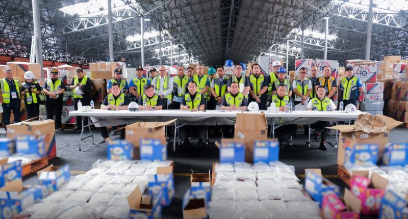 Arrestation d'un important trafic de stupéfiants à Manille : Saisie de marchandises illégales dans le domaine de la logistique