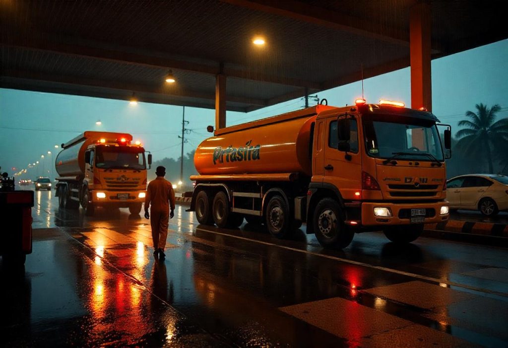 Approche stratégique de Pertamina en matière d'approvisionnement et de logistique de l'essence spot