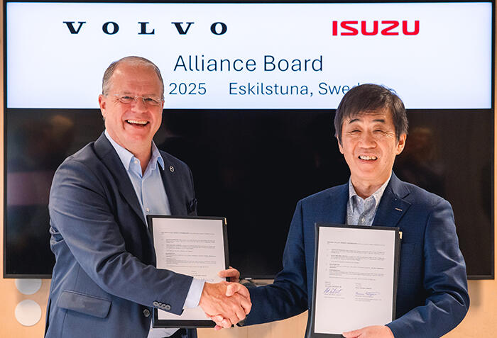 Isuzu and Volvo Partner for Developing a Medium-Duty Truck Platform in Asia