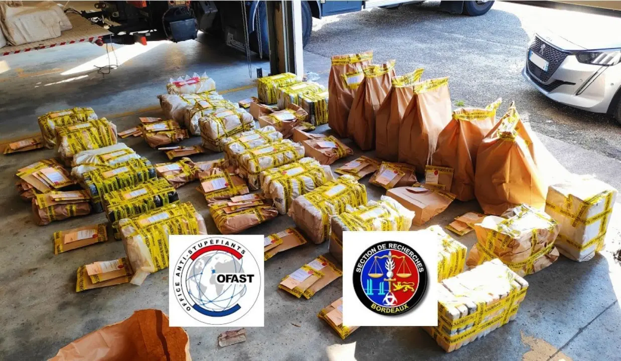 Recent Cocaine Seizure in France: Implications for Drug Trafficking and Logistics