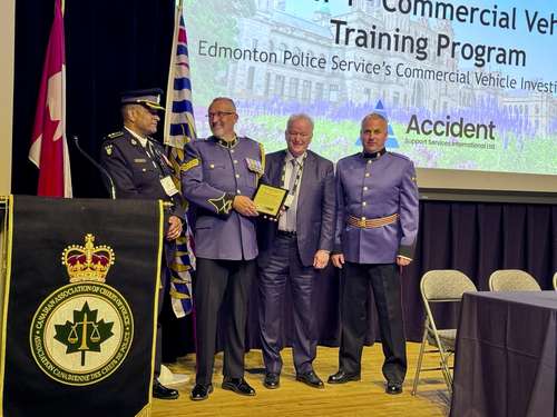 Edmonton Police Service Recognized for Training Program Enhancing Road Safety