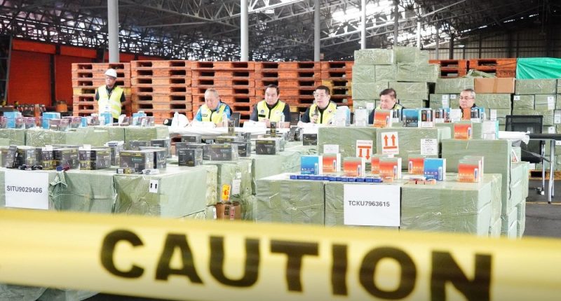 Customs Authority Confiscates P40.5 Million in Misdeclared Vape Shipments
