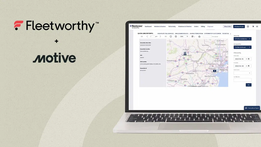 Fleetworthy and Motive Collaborate to Revolutionize Toll Management with Integrated Data