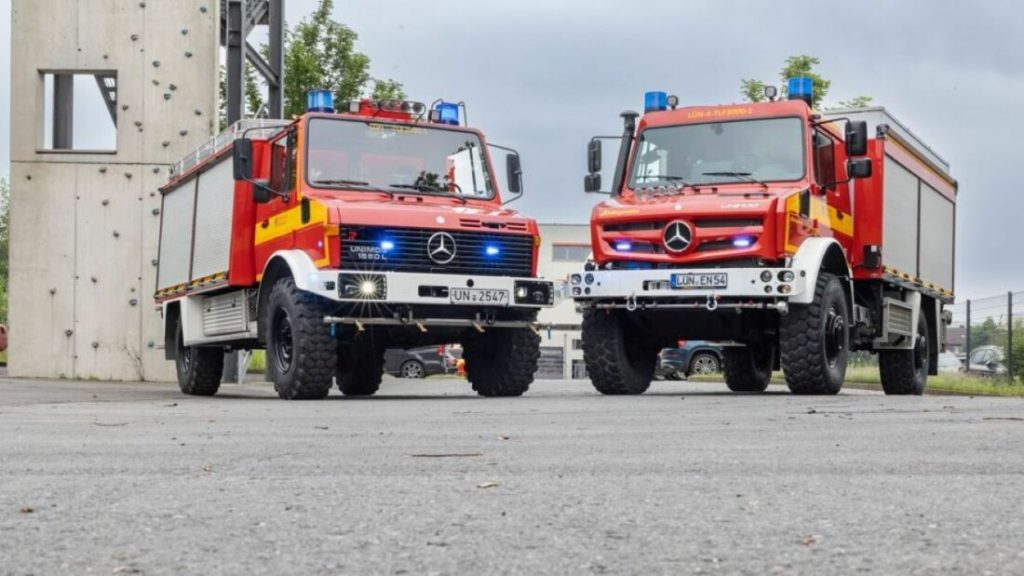 Lünen Fire Department Utilizes Unimog Vehicles Equipped for Fires, Floods, and Severe Weather Management