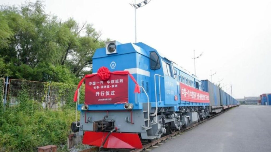 FAW Starts Groundbreaking Direct Rail Link Between China and Europe to Transport Auto Components