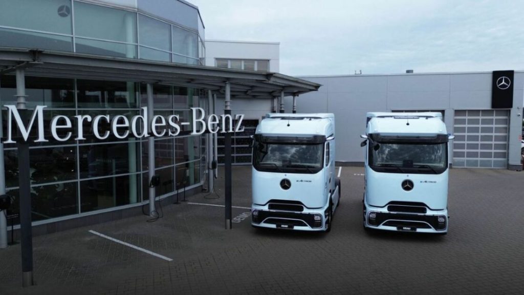 Lithuania Welcomes Mercedes-Benz eActros 600 Electric Trucks Boosting Sustainable Freight Transport