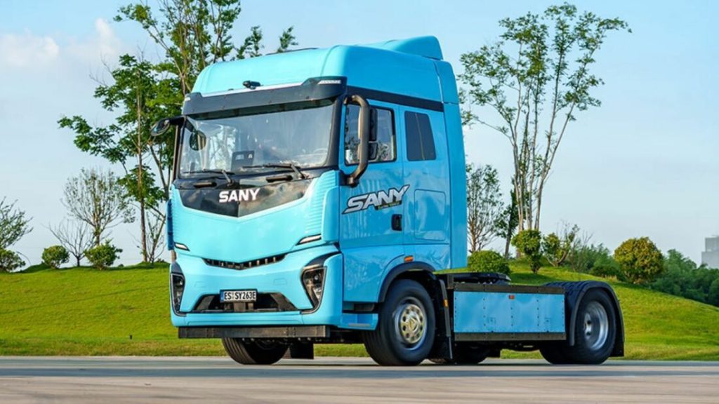 SANY eTrucks Expands Into Europe Featuring New Electric e263 Model for Heavy-Duty Transport