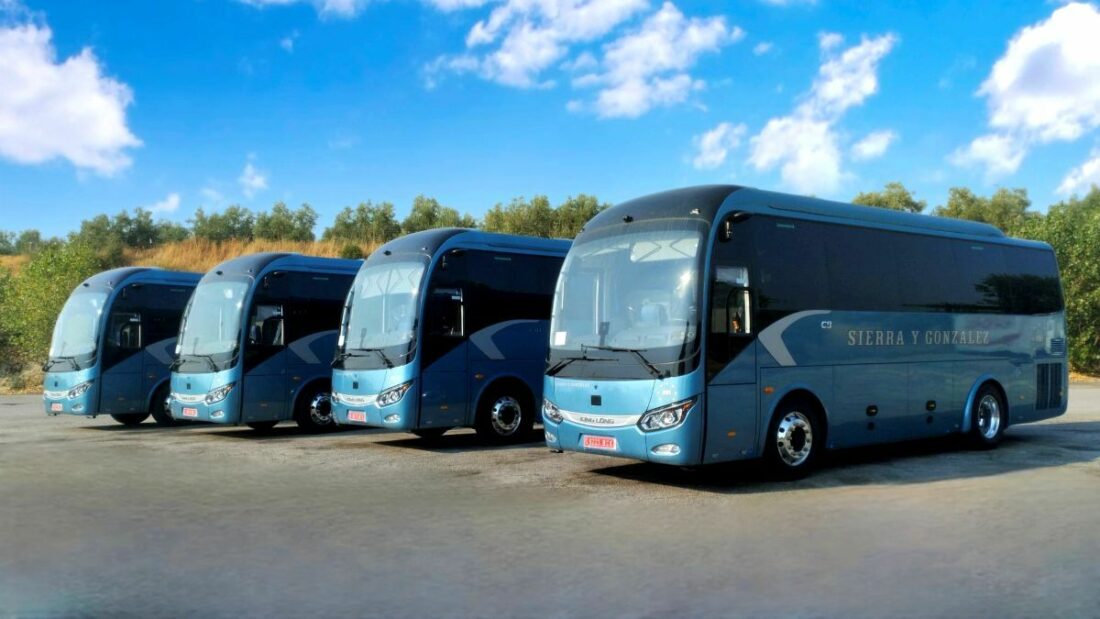 Sierra y González Strengthens Fleet with Four High-Tech King Long Coaches for Tenerife Routes