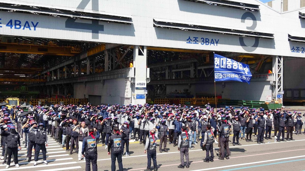 HD Hyundai’s Subsidiaries Merger Faces Union Opposition Impacting U.S. Naval Shipbuilding Collaboration