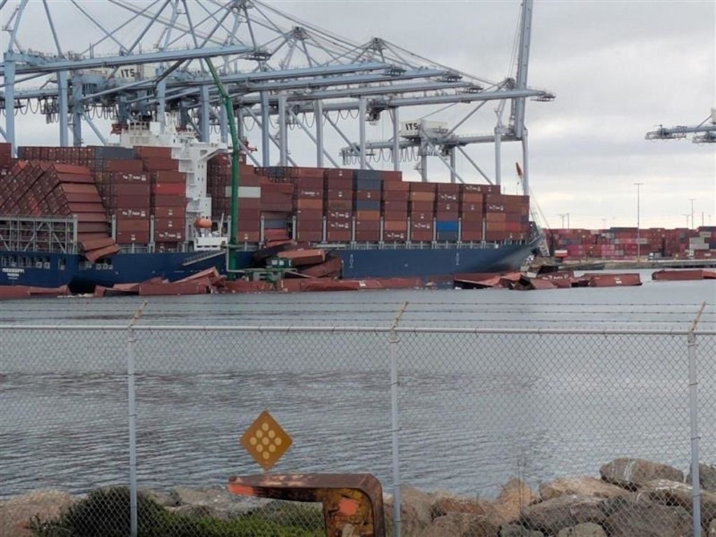 Dozens of Containers Drop from Mississippi at Long Beach’s Pier G Causing Operational Shutdown
