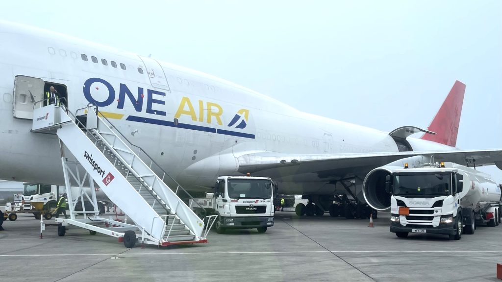 One Air Begins Scheduled Boeing 747-400 Cargo Flights Between Hong Kong and East Midlands Airport