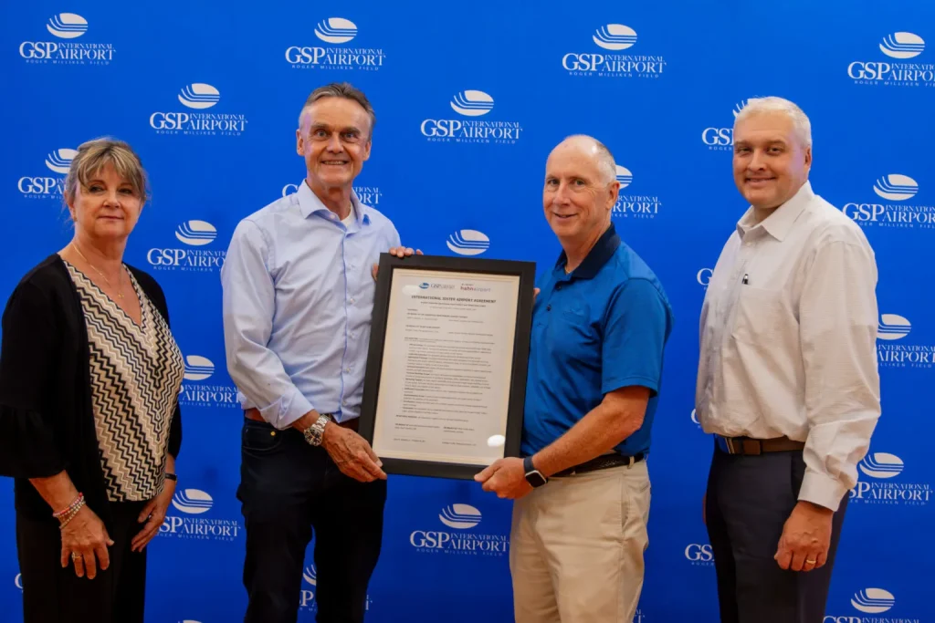 Greenville-Spartanburg Airport District and Frankfurt-Hahn Airport Announce Strategic Partnership Agreement
