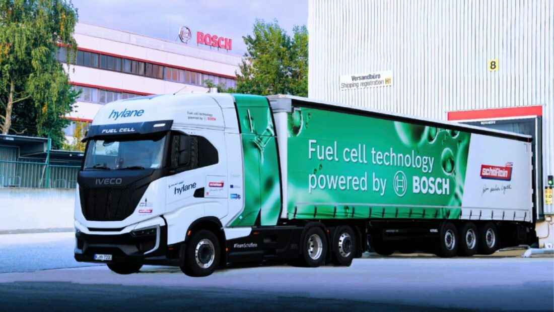 Bosch Introduces Its First Hydrogen Fuel Cell Truck for Green Logistics at Nuremberg Plant