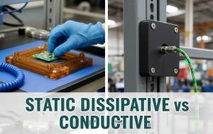 A Clear Guide to Static Dissipative vs. Conductive Plastics: What You Need to Know