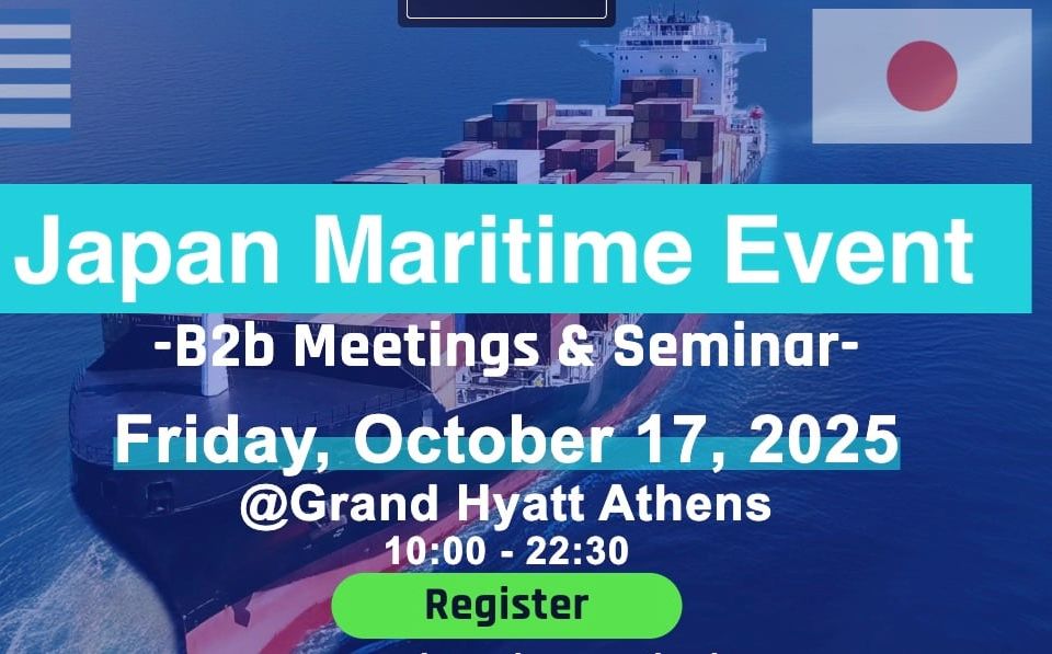 Japan’s Top Shipping Machinery Companies Arrive in Athens for Maritime Event