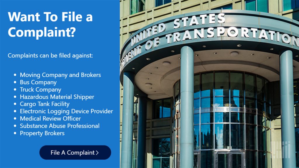 How FMCSA’s NCCDB Upgrade Enhances Complaint Reporting and Impact on Trucking Industry
