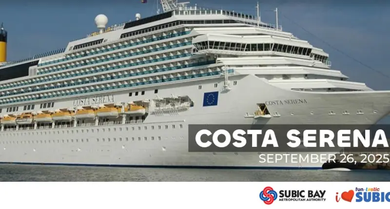 Subic Bay Takes Center Stage as Turnaround Port for MV Costa Serena Cruise Ship