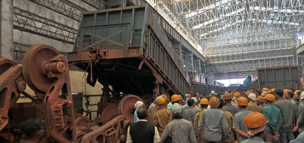 Freight Train Collision at Adityapur Yard Near Jamshedpur Narrowly Avoids Major Disaster