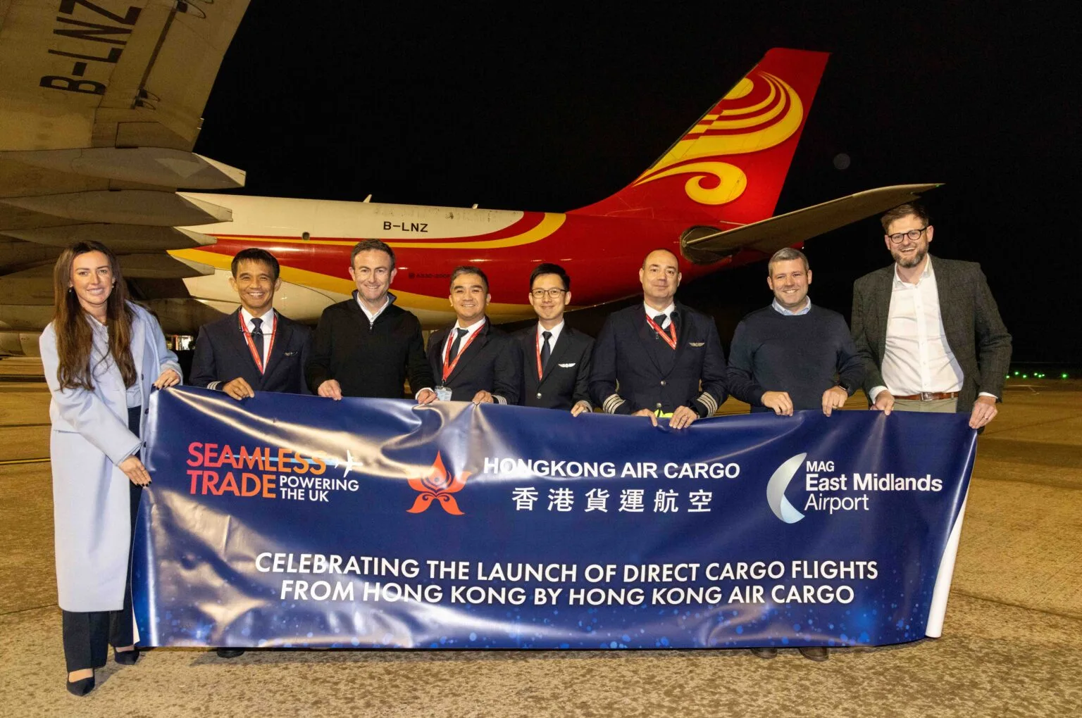 Hong Kong Air Cargo Joins Growing Cargo Airlines at East Midlands Airport, Accelerating UK-Asia Freight Links
