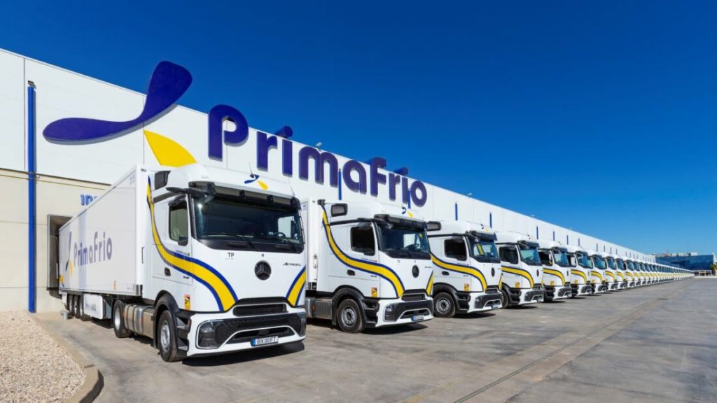 Primafrio Upgrades Logistics Fleet with 250 New Mercedes Benz Actros L Pro Cabin Trucks
