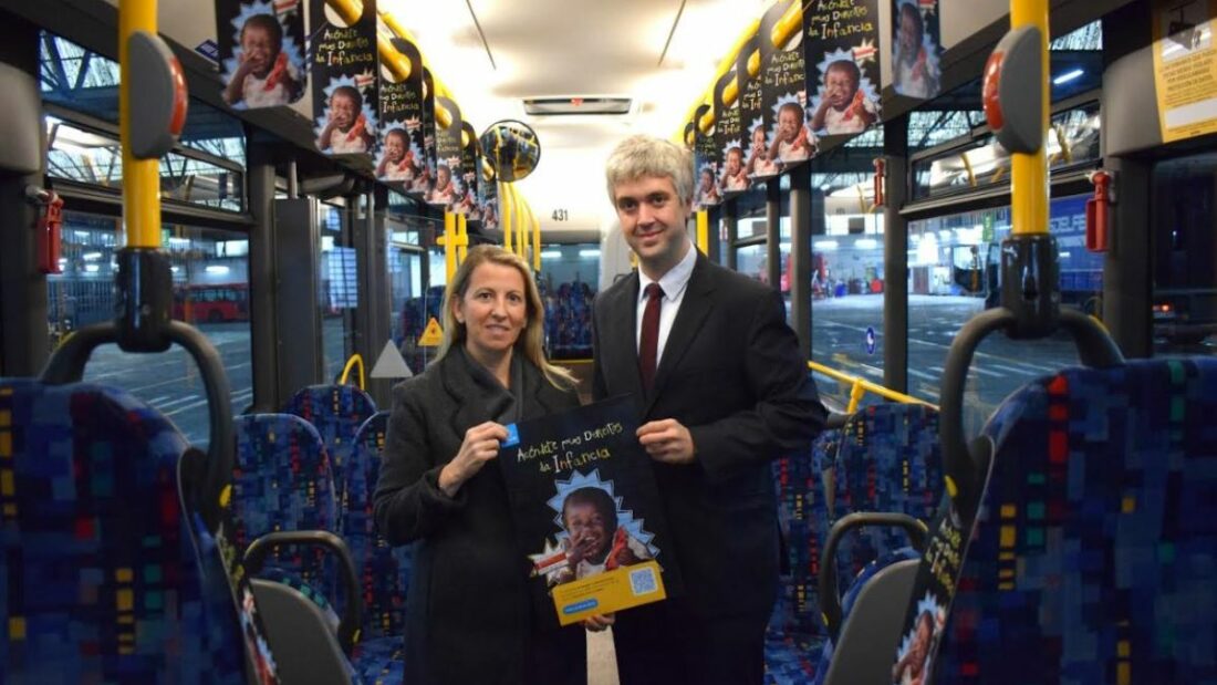 La Coruña Tram Company Partners with UNICEF to Raise Awareness on Childhood Nutrition and Rights