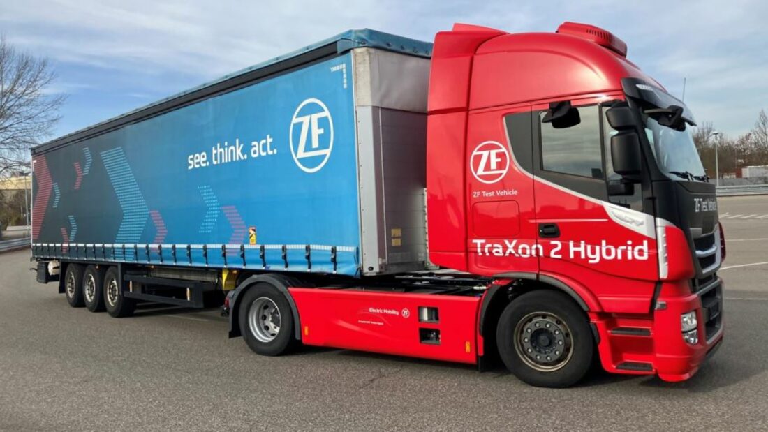 Real-World Trials Show ZF’s TraXon 2 Hybrid Transmission Advancing Commercial Trucking
