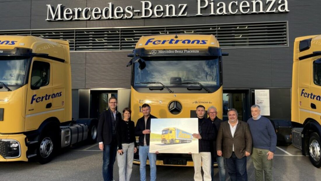 Fertrans Adds 120 Mercedes-Benz Actros L ProCabin Trucks to Enhance Transport Capabilities