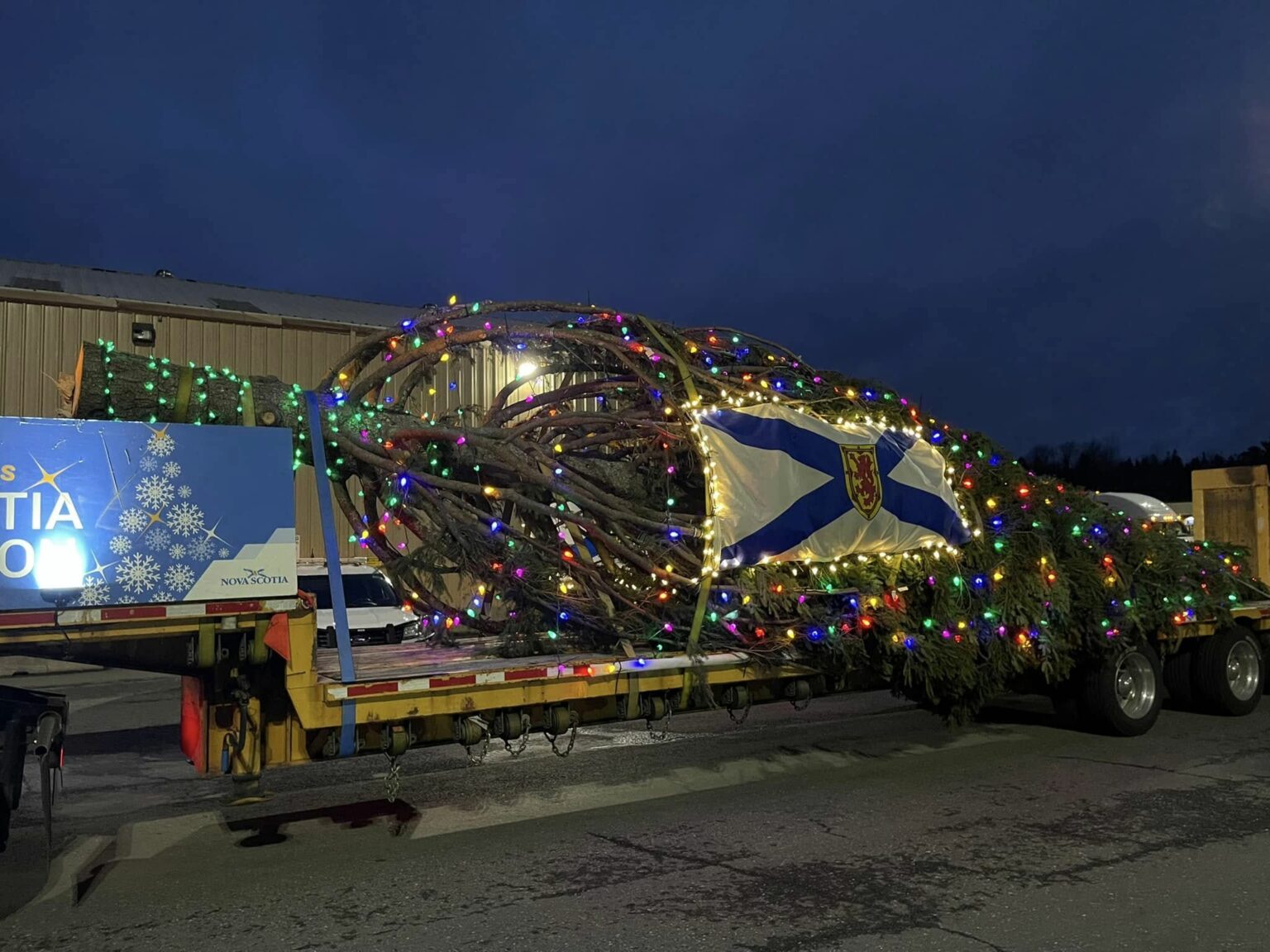 Új-Skócia fenntartja a Bostonba szánt karácsonyfa-szállítással a barátság évszázados gesztusát