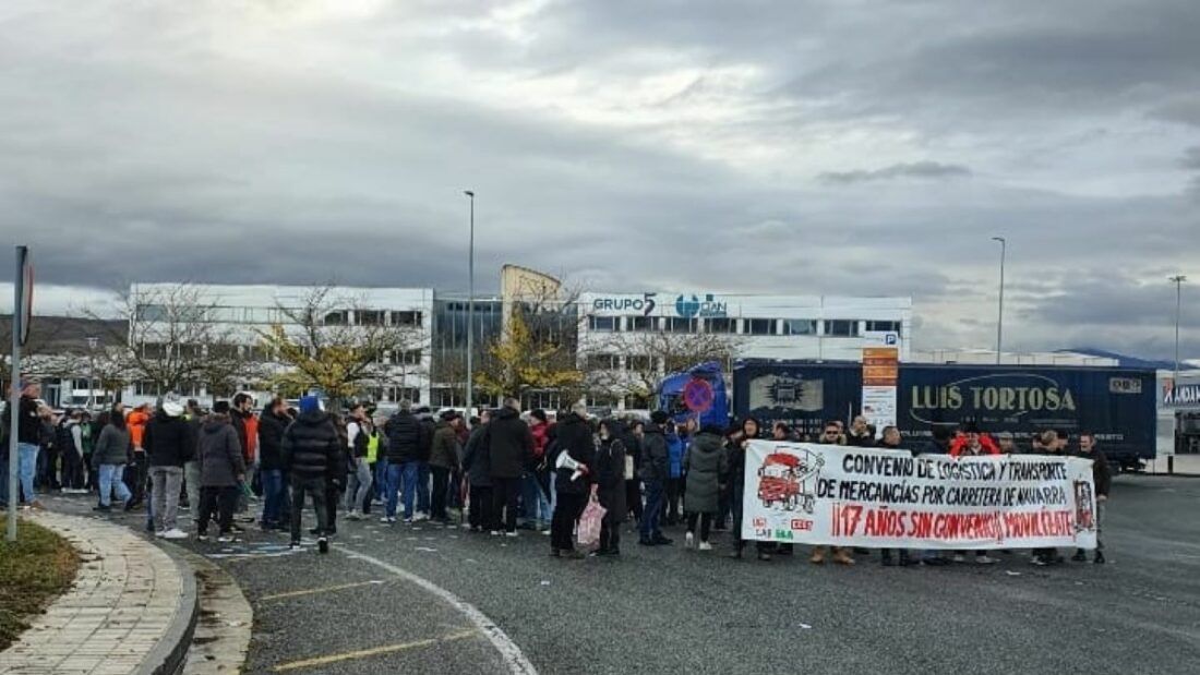 Navarra Transport and Logistics Unions Announce Planned Strikes to Push for Fair Sector Agreement