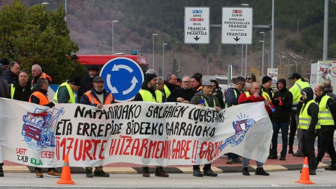 Navarra’s Truck Drivers Launch Strike Seeking New Labor Agreement After 17 Years Without Raises