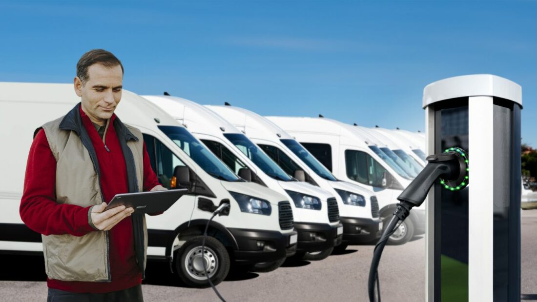 Enhancing Electric Vehicle Fleet Charging Efficiency with Webfleet, Bia Power, and ChargeBroker Solutions