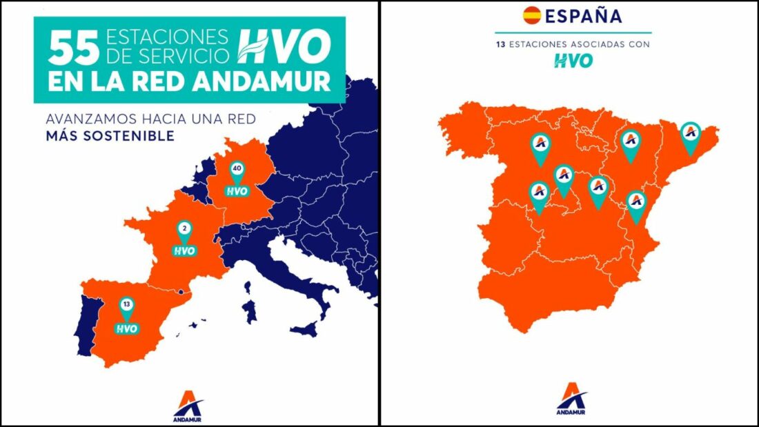 Andamur expands HVO availability across 55 European service stations