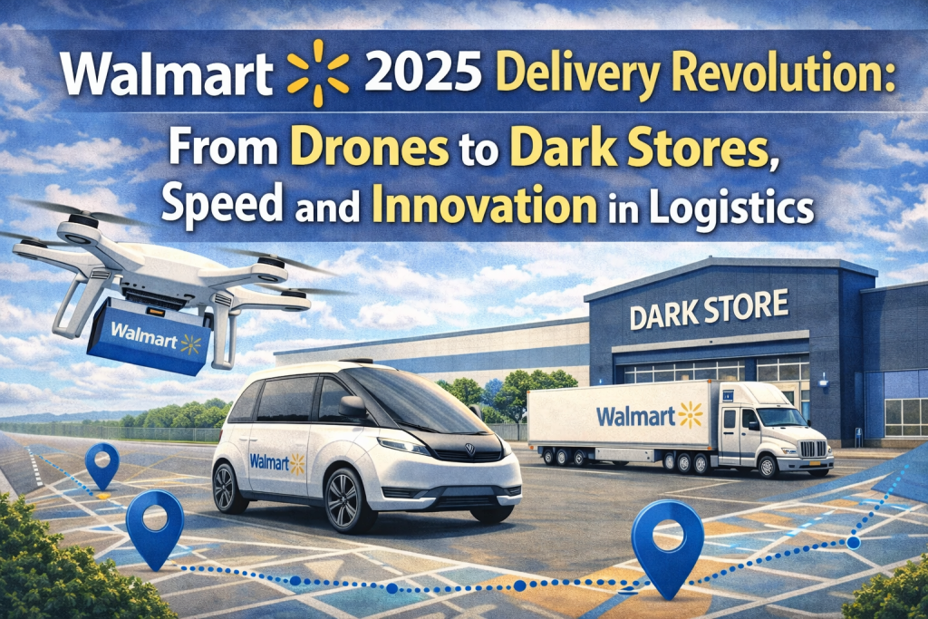 Walmart’s 2025 Delivery Revolution: From Drones to Dark Stores, Speed and Innovation in Logistics