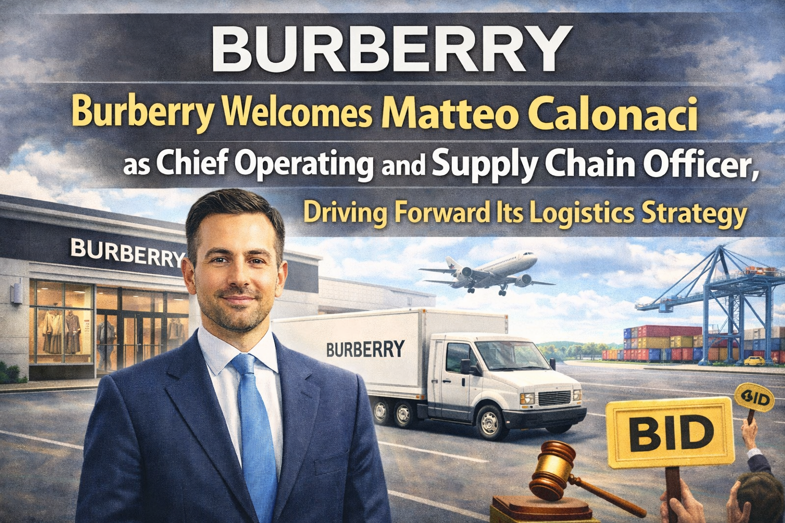 Burberry Welcomes Matteo Calonaci as Chief Operating and Supply Chain Officer, Driving Forward Its Logistics Strategy