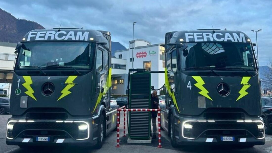 FERCAM trials Mercedes‑Benz eActros 600 to advance long‑distance electric freight