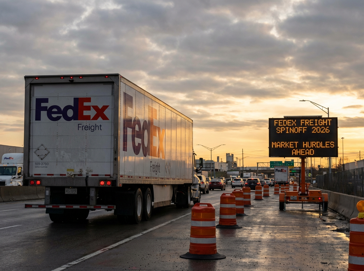 FedEx Freight navigerar marknadshinder mitt under planer för avknoppning 2026