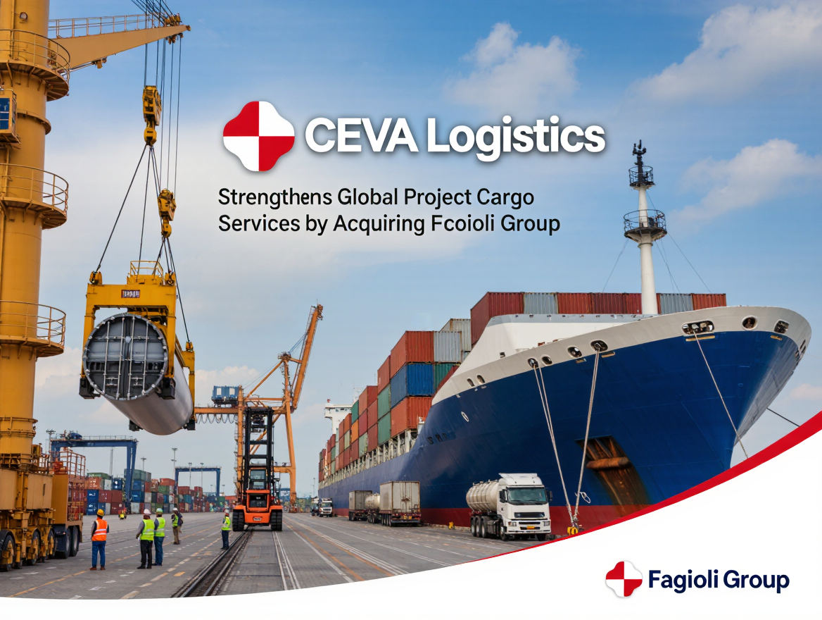 CEVA Logistics förstärker sina globala projektlasttjänster genom förvärvet av Fagioli Group