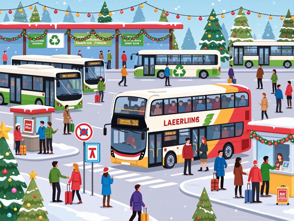 Christmas Bus Travel Set to Carry 8.3 Million Passengers, Boosting Sustainable Road Transport
