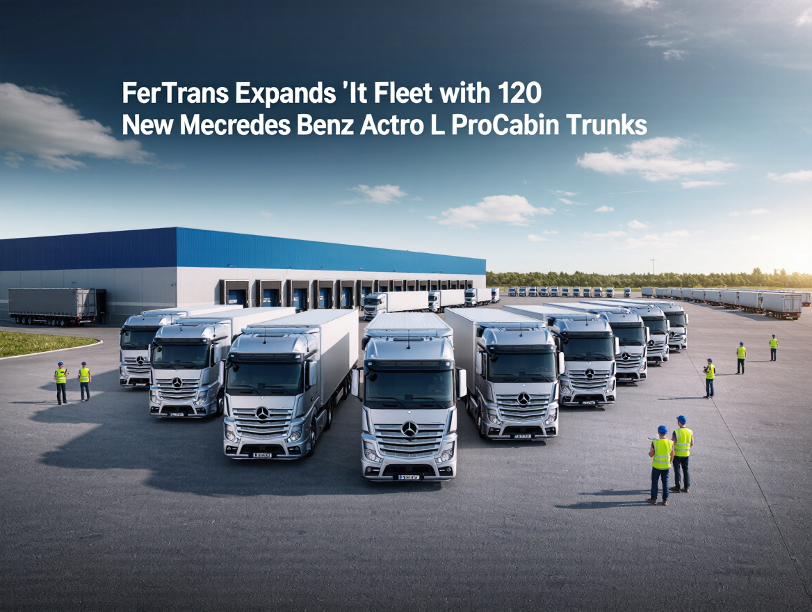 Fertrans Expands Its Fleet with 120 New Mercedes-Benz Actros L ProCabin Trucks