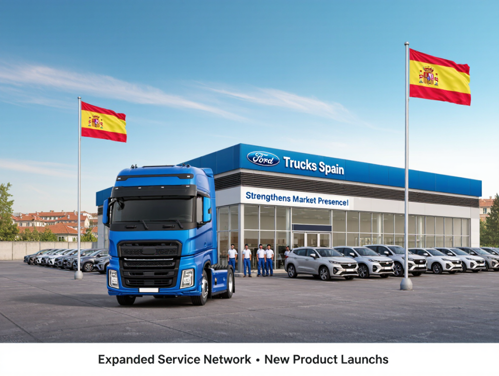 Ford Trucks Spanien Stärker sin Marknadsnärvaro genom Utökat Servicenätverk och Lansering av Nya Produkter