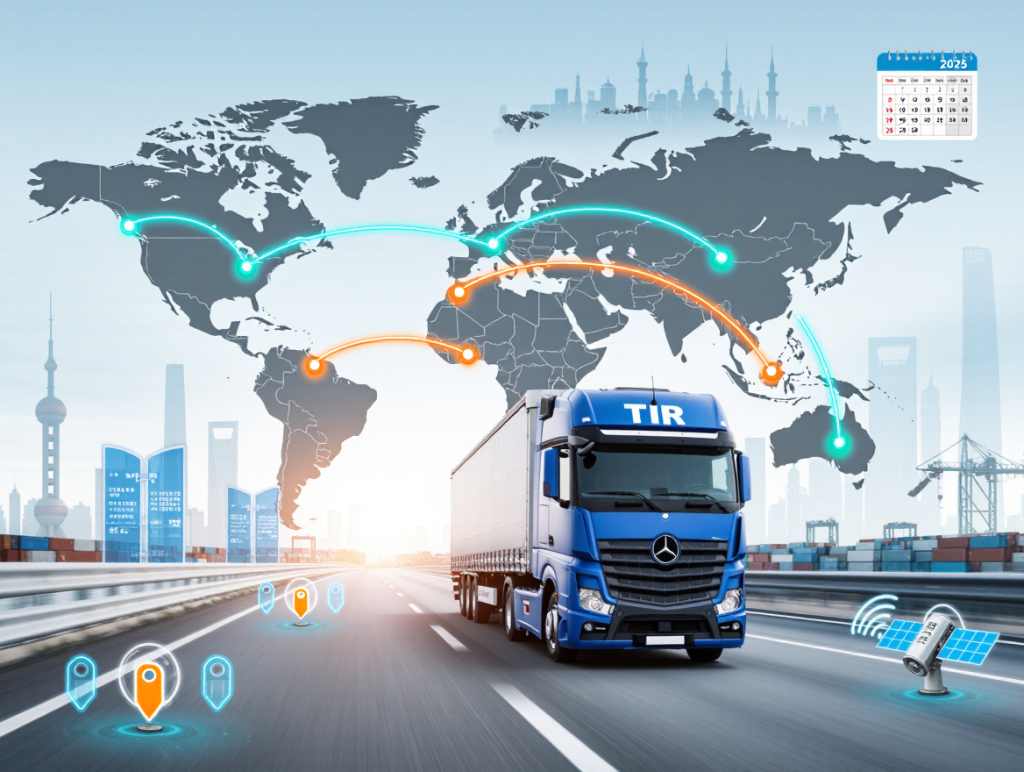 Viktiga utvecklingar inom TIR-vägtransportsystemet som omvandlar global godstrafik 2025