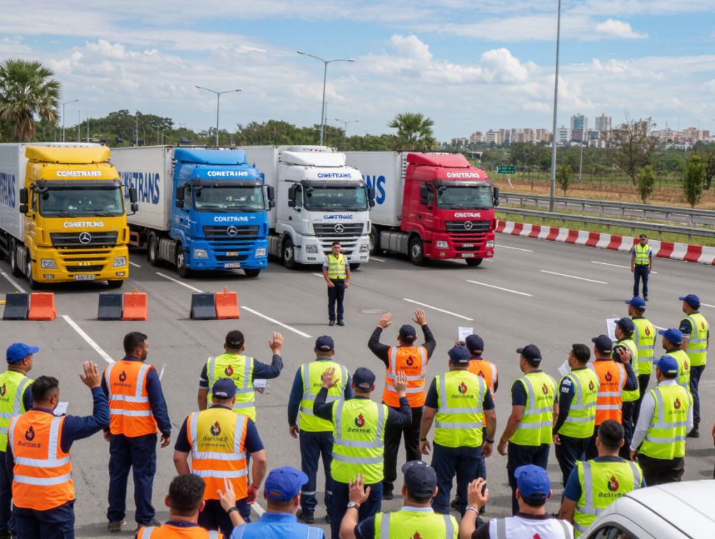 CONETRANS Urges Authorities to Let Truck Drivers Return Home for the Holidays Amid Traffic Restrictions