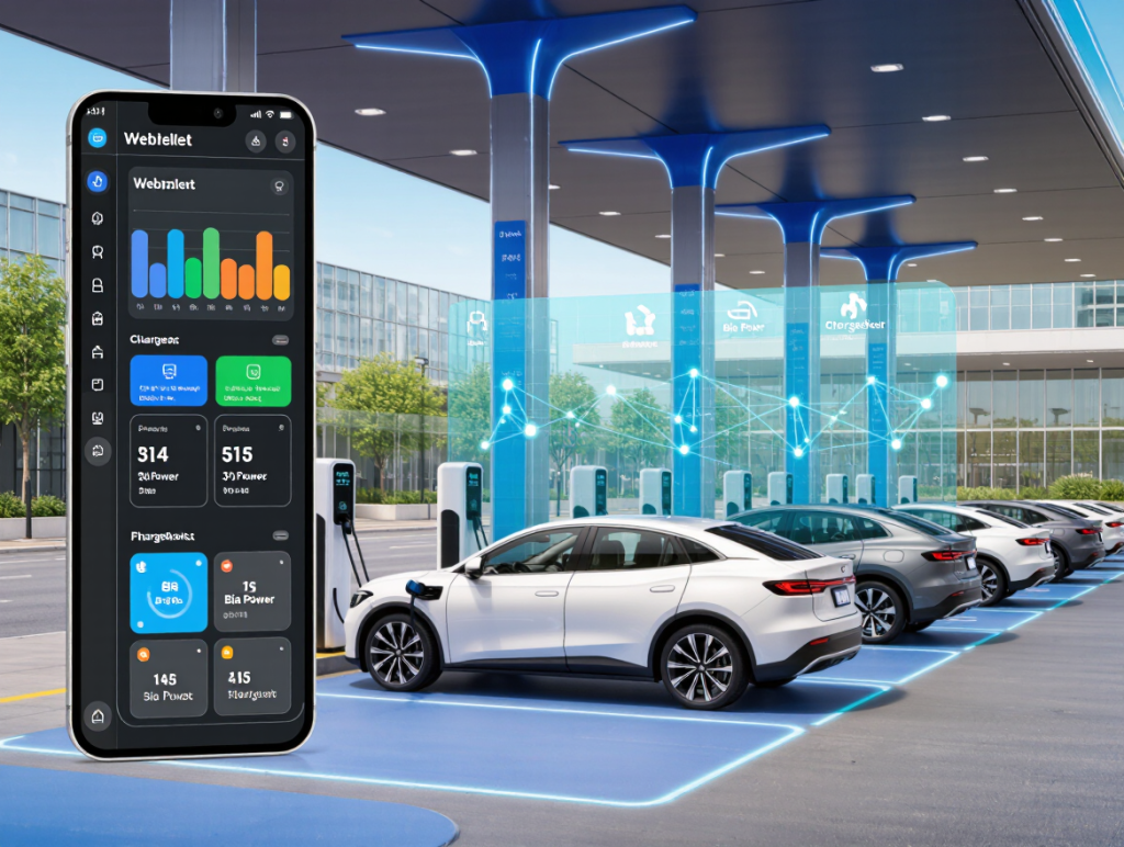 Enhancing Electric Vehicle Fleet Charging Efficiency with Webfleet, Bia Power, and ChargeBroker Solutions
